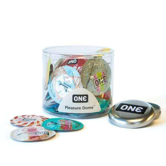 ONE Pleasure Dome Condoms - Bulk Each - Thorn & Feather