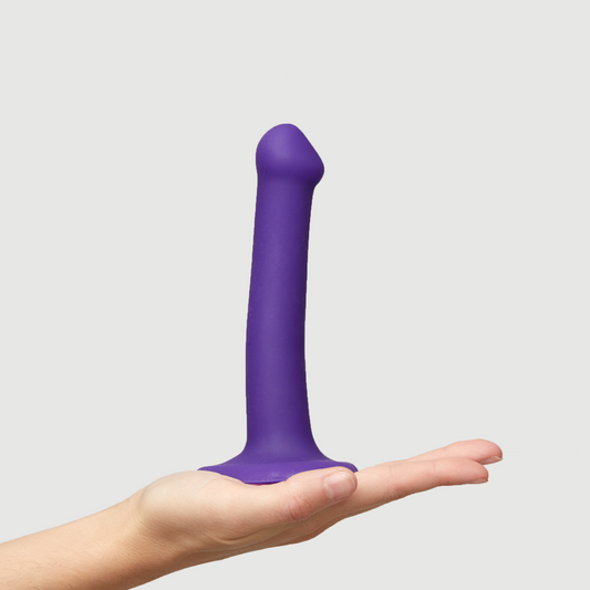 Strap On Me Semi-Realistic Dual Density Bendable Dildo - Purple - Thorn & Feather