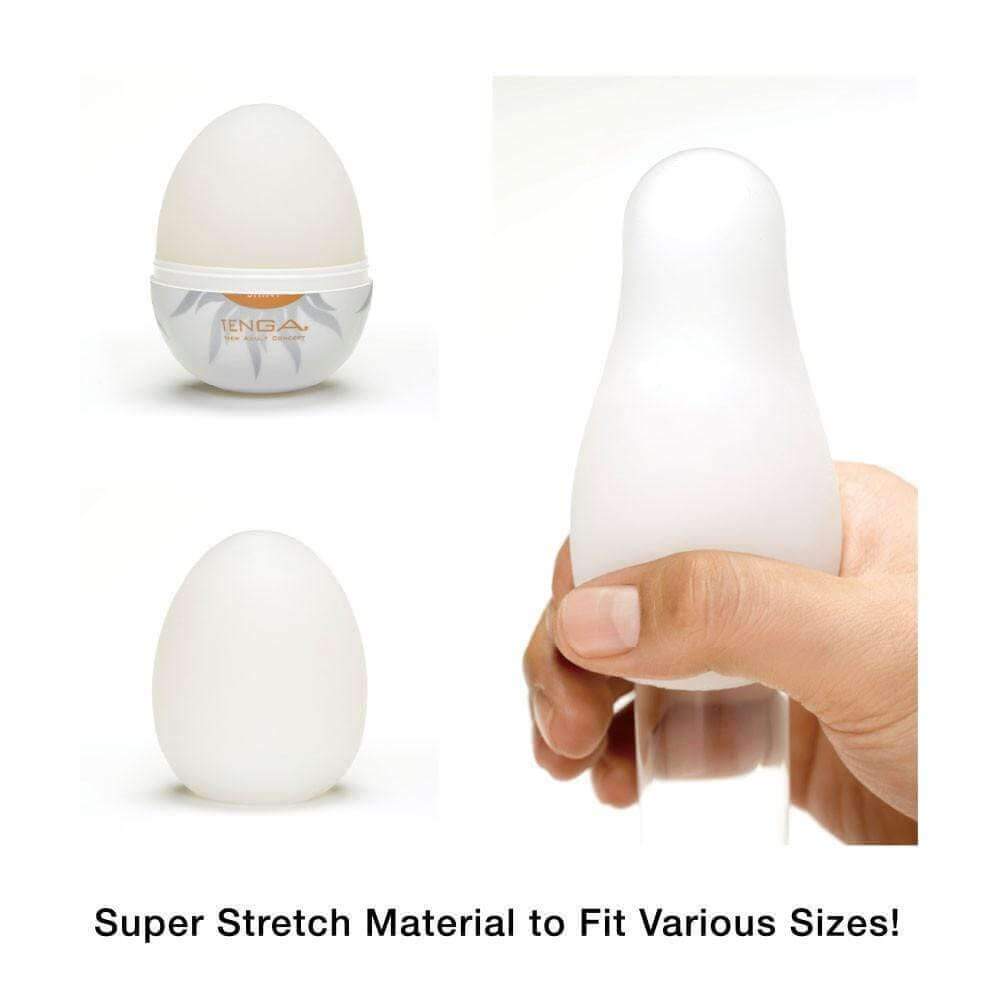 Tenga EGG Strong Shiny Masturbator - Thorn & Feather