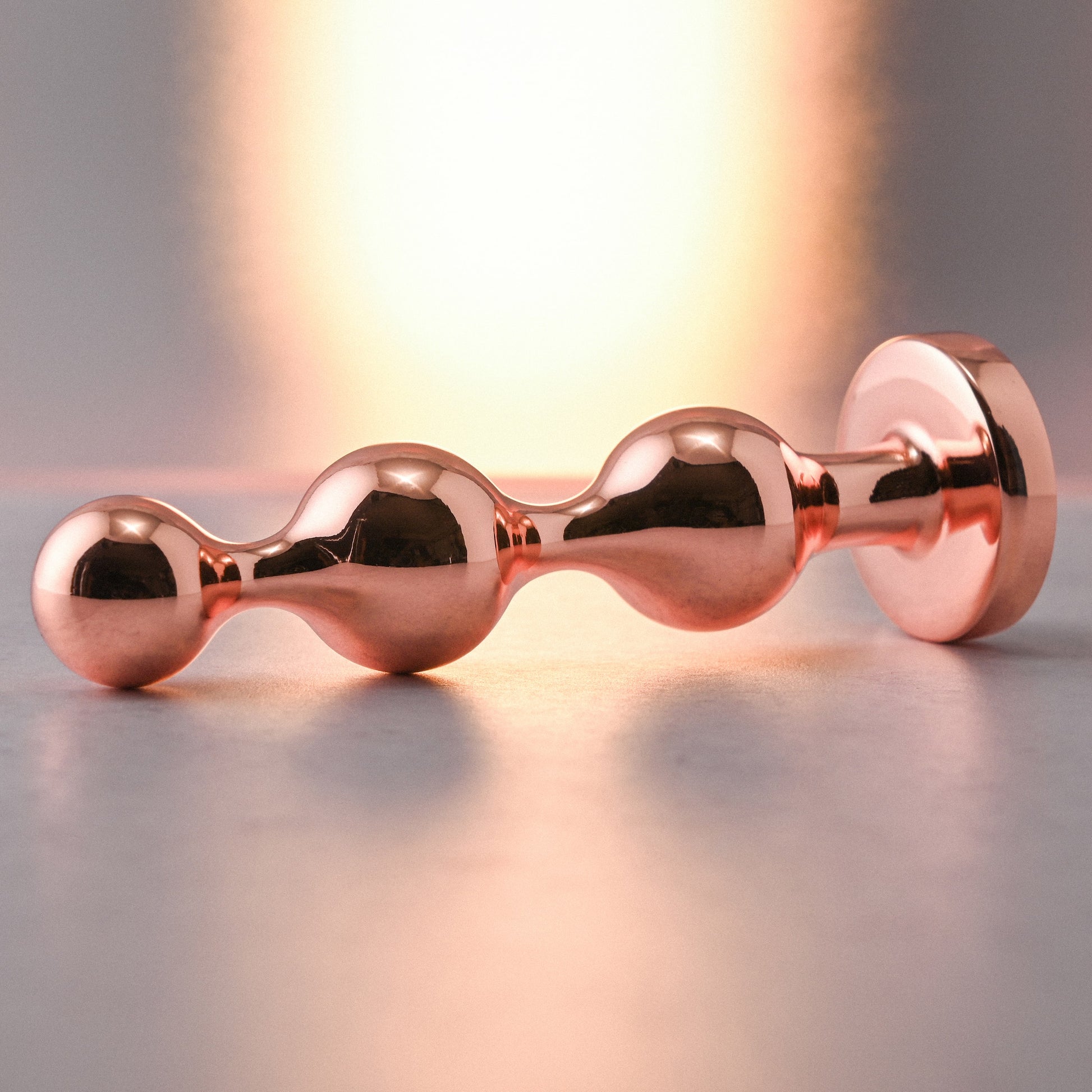 Butt Plug Gold Digger - Small, Rose Gold/Black - Thorn & Feather