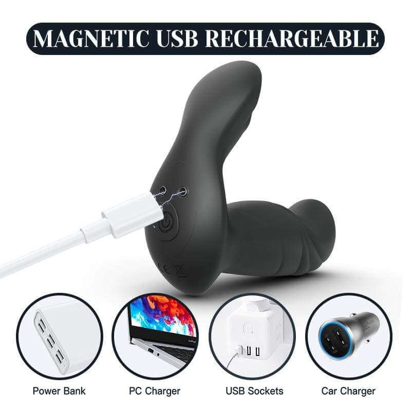 Tracy's Dog Remote Control Rechargeable G Spot Prostate Massager - Thorn & Feather