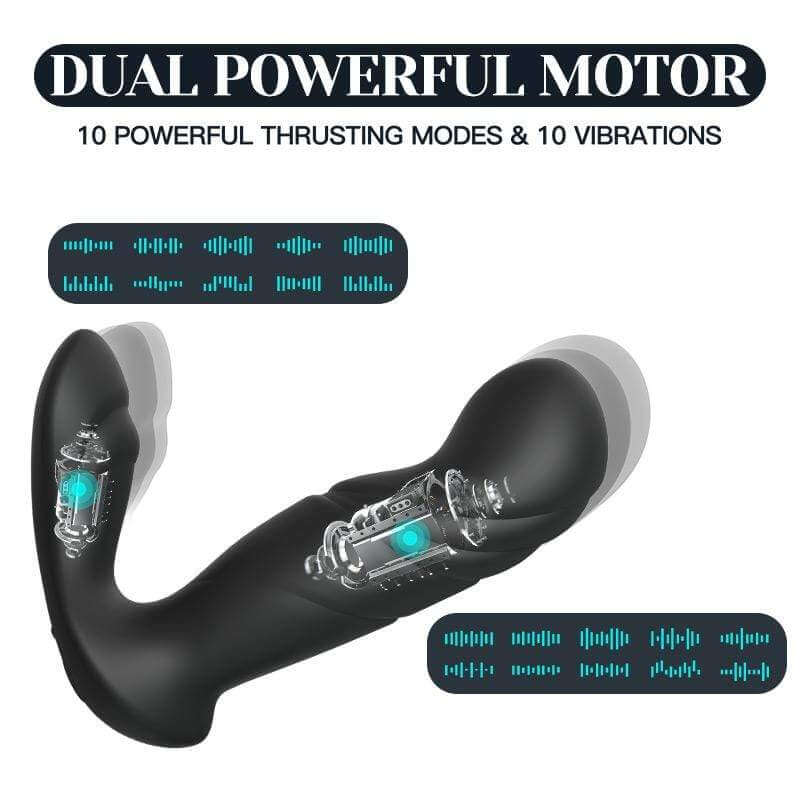 Tracy's Dog Remote Control Rechargeable G Spot Prostate Massager - Thorn & Feather