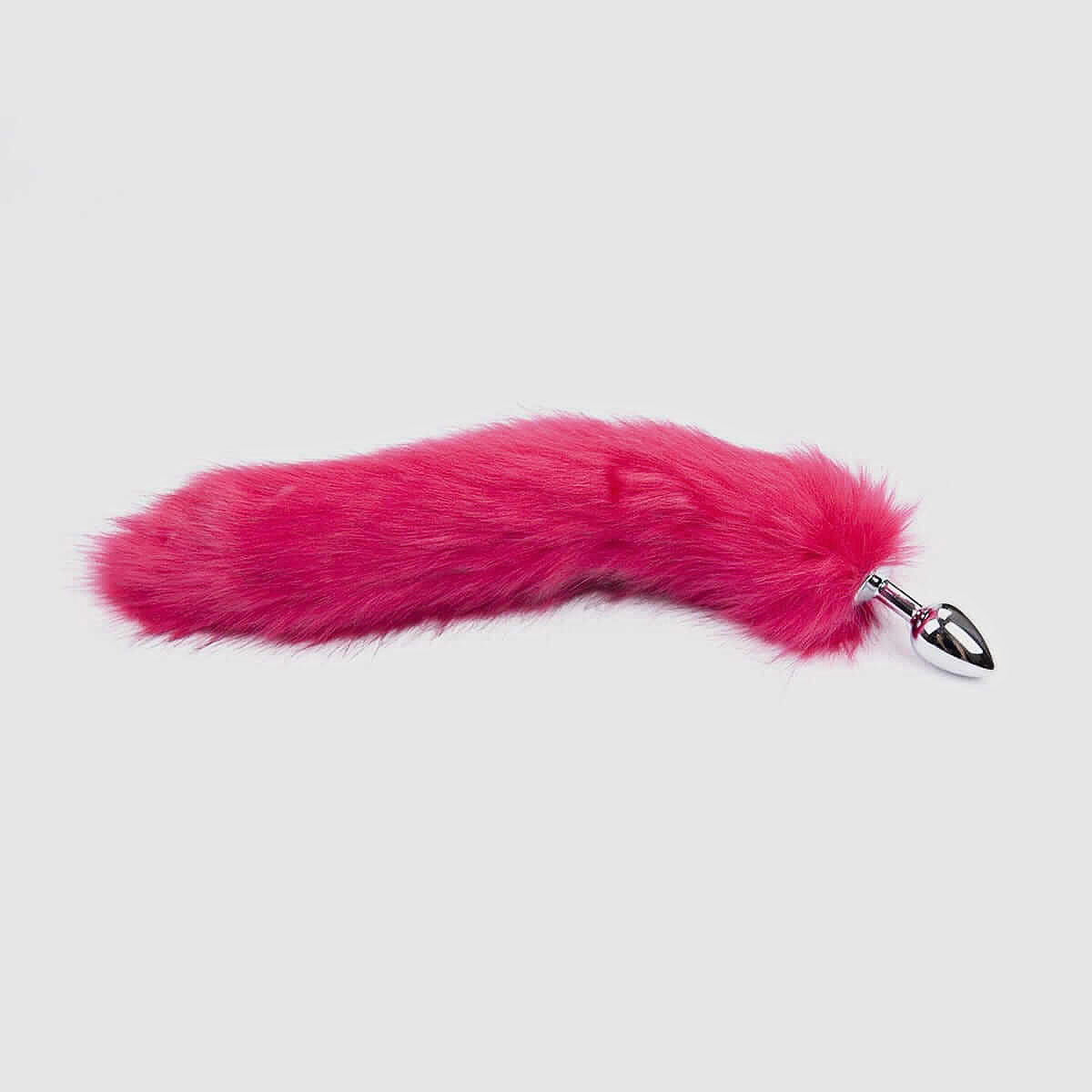 18" Pink Fox Tail Plug - Thorn & Feather