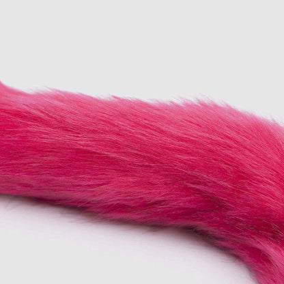 18" Pink Fox Tail Plug - Thorn & Feather