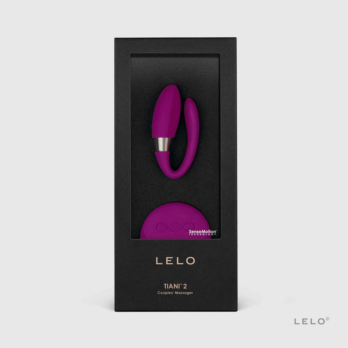 Lelo TIANI 2 Design Edition Couples' Massager - Deep Rose - Thorn & Feather Sex Toy Canada