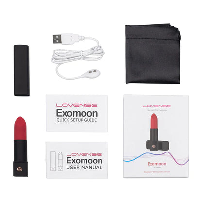 Lovense Exomoon Mini Lipstick Vibrator - Thorn & Feather
