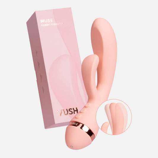 Vush Mush Rabbit Vibrator - Thorn & Feather Sex Toy Canada