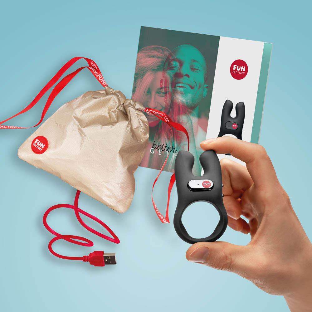 Fun Factory NŌS Vibrating Cock Ring - Thorn & Feather