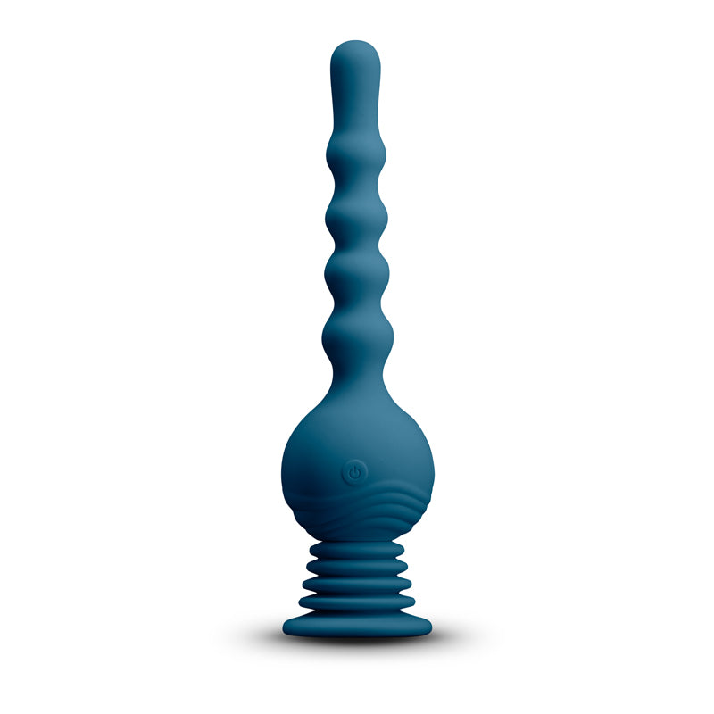 Revolution Hurricane Rotating Anal Vibe - Teal - Thorn & Feather