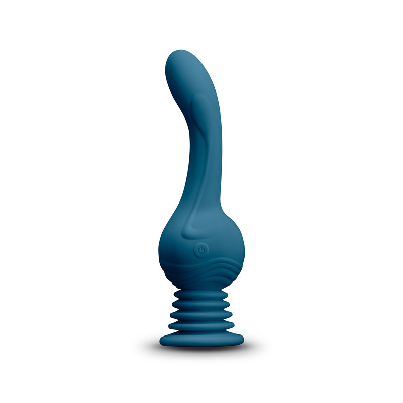 Revolution Earthquake Rotating Anal Vibe - Teal - Thorn & Feather