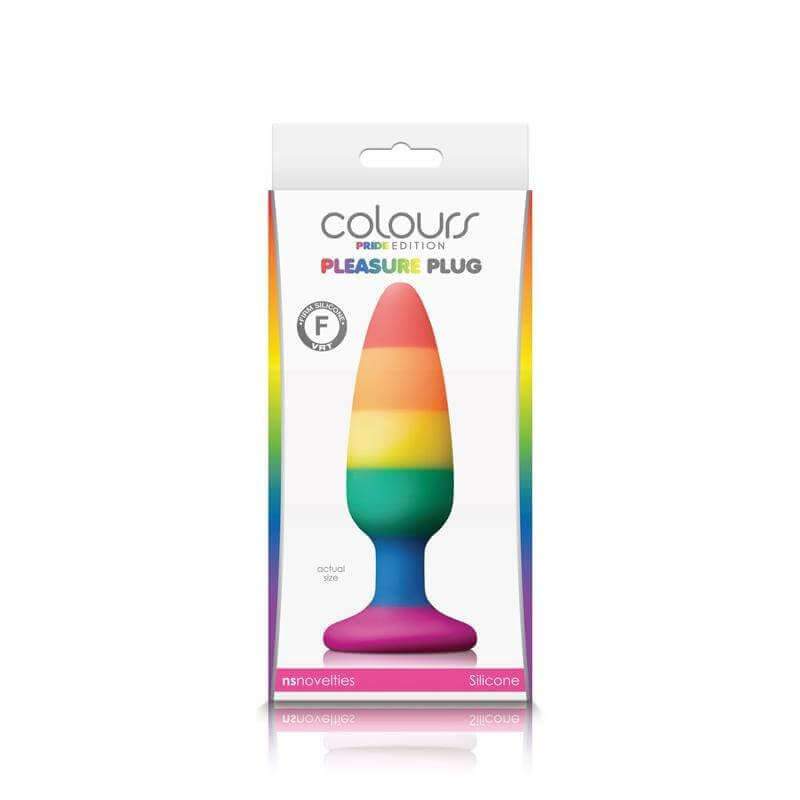 Colours Pride Edition Pleasure Plug - Medium, Rainbow - Thorn & Feather