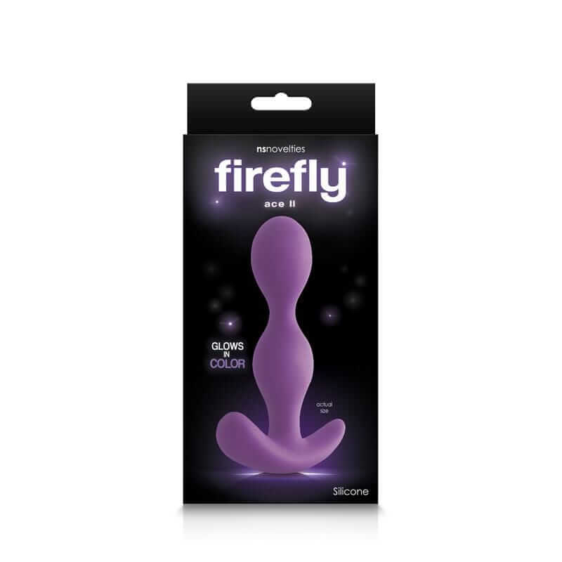 Firefly Ace II Pleasure Plug - Purple - Thorn & Feather Sex Toy Canada