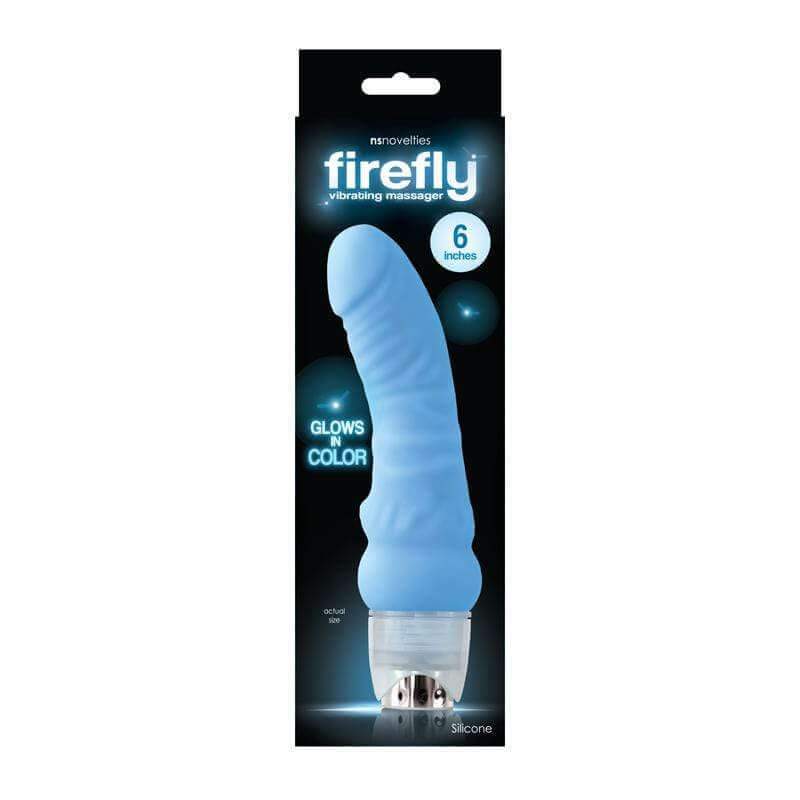 Firefly 6" Vibrating Massager - Blue - Thorn & Feather