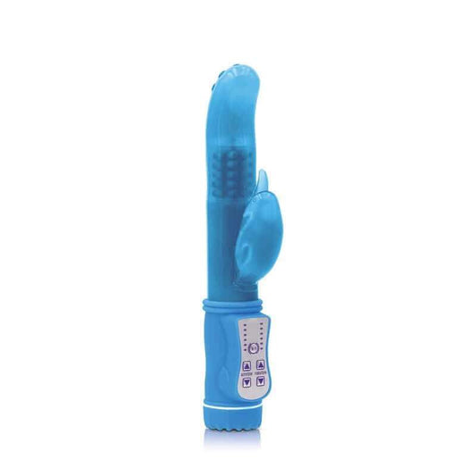 Firefly Jessica Glow In The Dark Rabbit Vibrator - Blue - Thorn & Feather