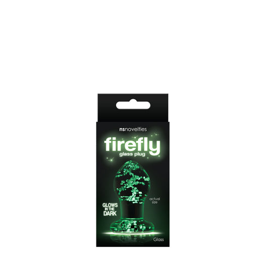 Firefly Glass Plug - Small, Clear - Thorn & Feather Sex Toy Canada