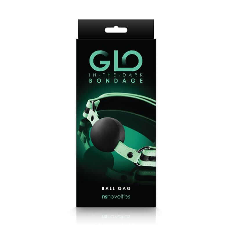 GLO Bondage Ball Gag - Green - Thorn & Feather
