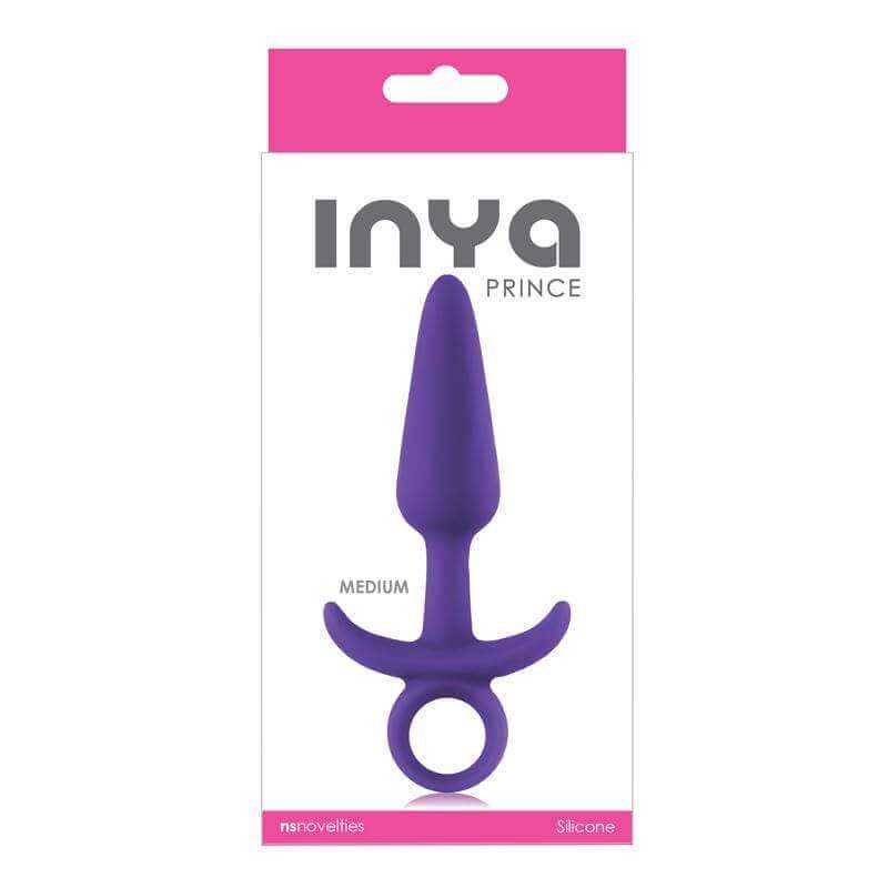INYA Prince Anal Plug - Medium, Purple - Thorn & Feather Sex Toy Canada