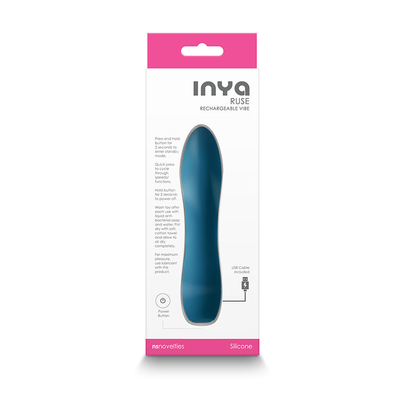 INYA Ruse Vibe - Dark Teal - Thorn & Feather Sex Toy Canada