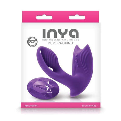 INYA Bump-N-Grind Remote Control Warming Vibrator - Purple - Thorn & Feather