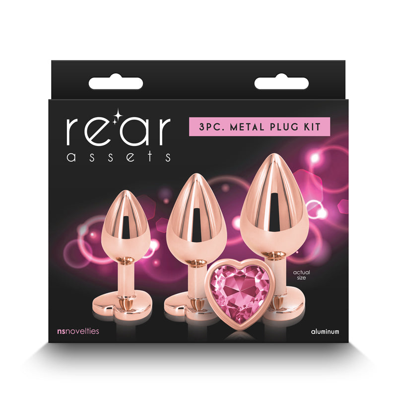 Rear Assets Trainer Kit - Rose Gold, Pink Heart - Thorn & Feather