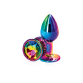 Rear Assets Multicolour Butt Plug - Small, Rainbow - Thorn & Feather