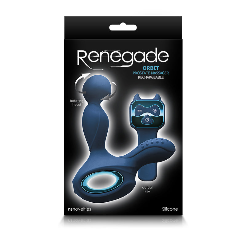 Renegade Orbit Prostate Massager - Blue - Thorn & Feather Sex Toy Canada