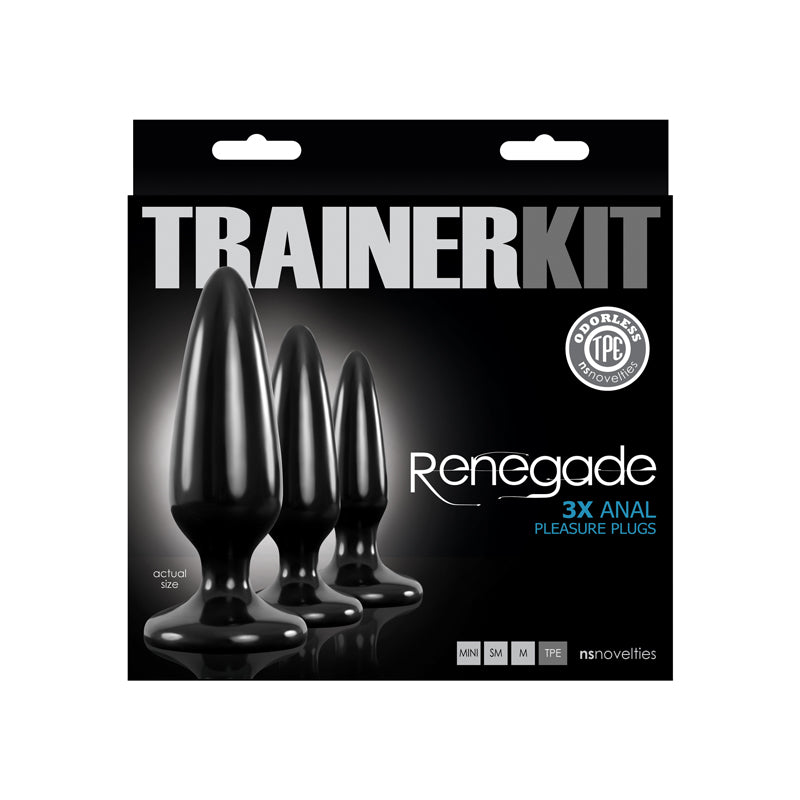 Renegade Pleasure Plug 3pc Trainer Kit - Thorn & Feather