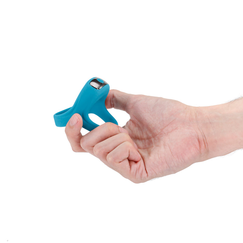Renegade Emperor Vibrating Ring - Teal - Thorn & Feather