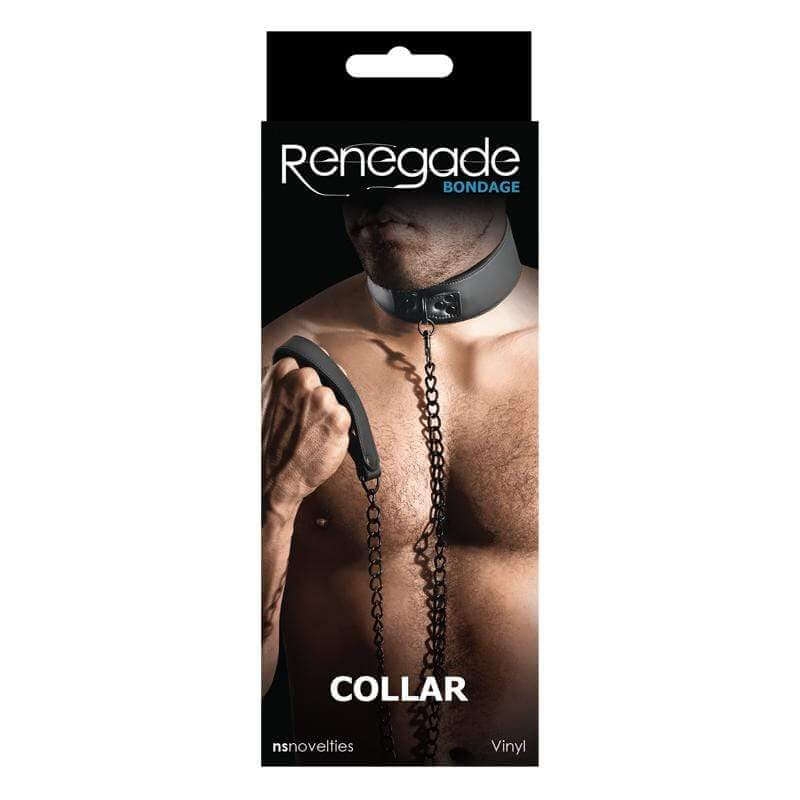 Renegade Bondage Collar - Black - Thorn & Feather