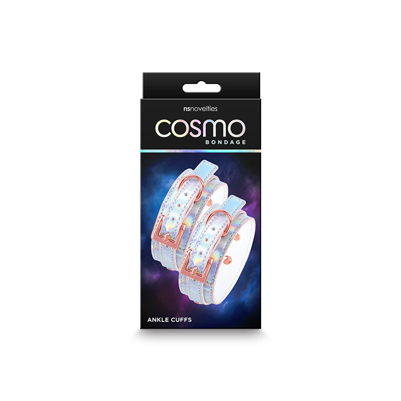 Cosmo Bondage Ankle Cuffs - Rainbow - Thorn & Feather