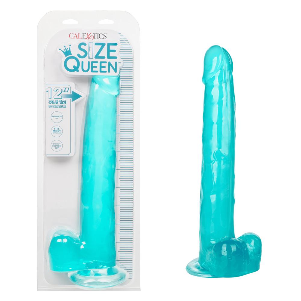 Size Queen 12"/30.5 cm Dildo - Blue - Thorn & Feather