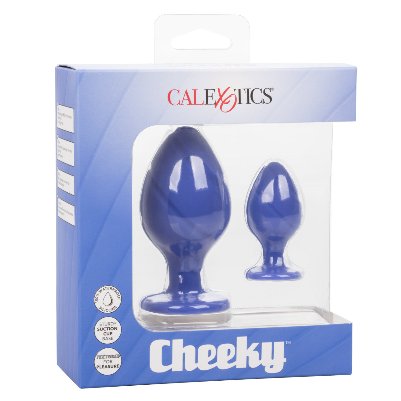 Cheeky Butt Plugs – Purple - Thorn & Feather Sex Toy Canada