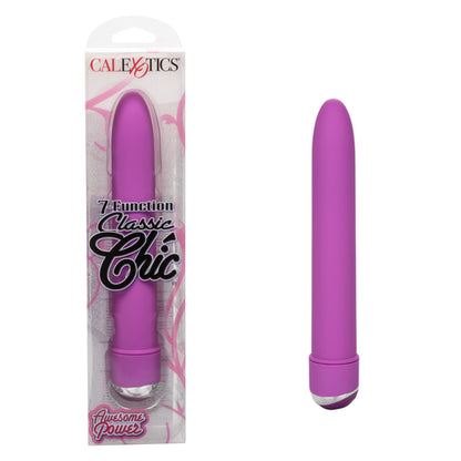 7-Function Classic Chic Standard Vibrator - Purple - Thorn & Feather