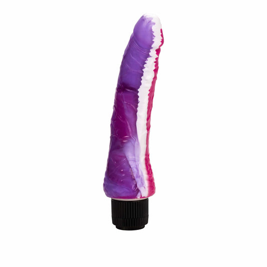 Funky Jelly Curved Stimulator - Pink/Purple - Thorn & Feather Sex Toy Canada