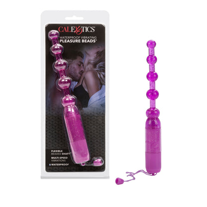 Waterproof Vibrating Pleasure Beads - Purple - Thorn & Feather