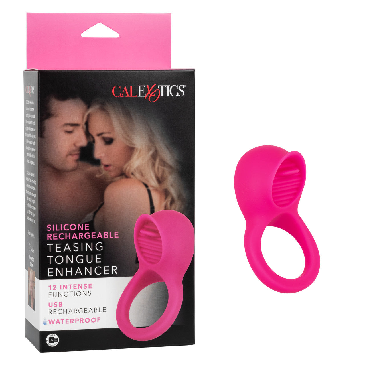 Silicone Rechargeable Teasing Tongue Enhancer - Thorn & Feather