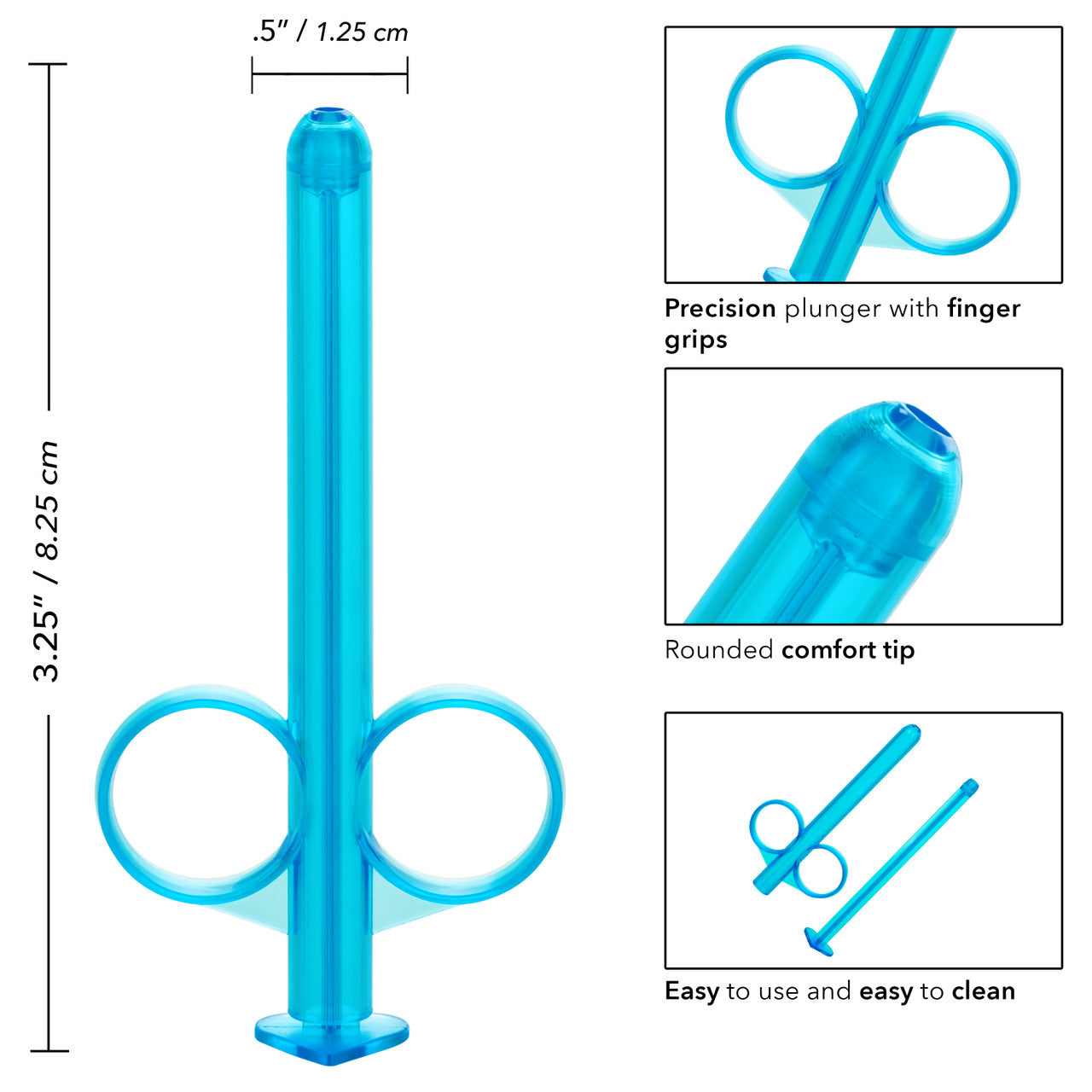 Lube Tube Applicator 2 Pack - Blue - Thorn & Feather
