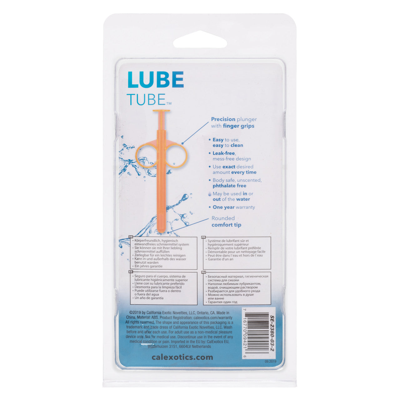 Lube Tube Applicator 2 Pack - Orange - Thorn & Feather