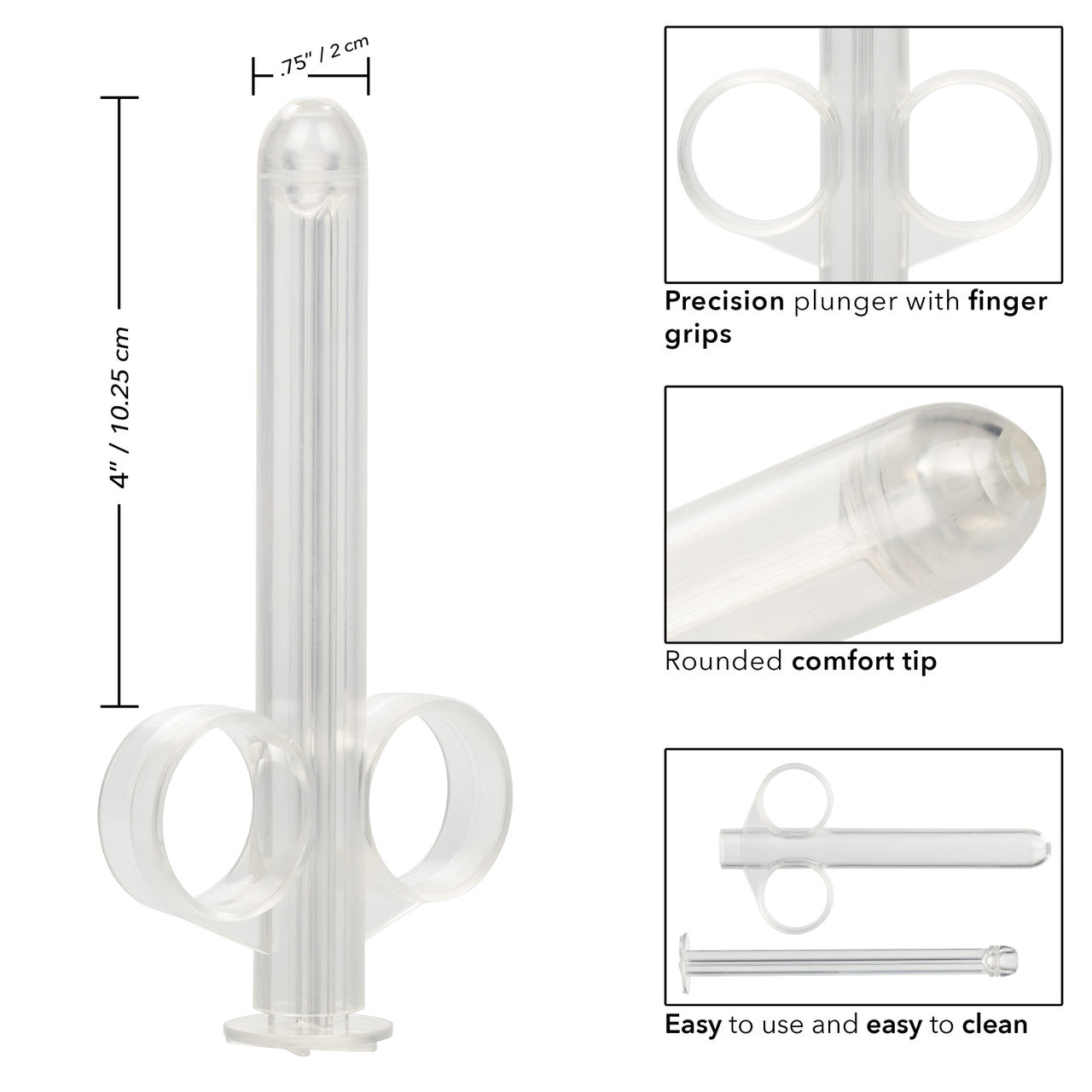 XL Lube Tube Applicator - Clear - Thorn & Feather