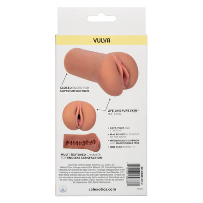 Boundless Vulva Pocket Pussy Stroker - Brown - Thorn & Feather