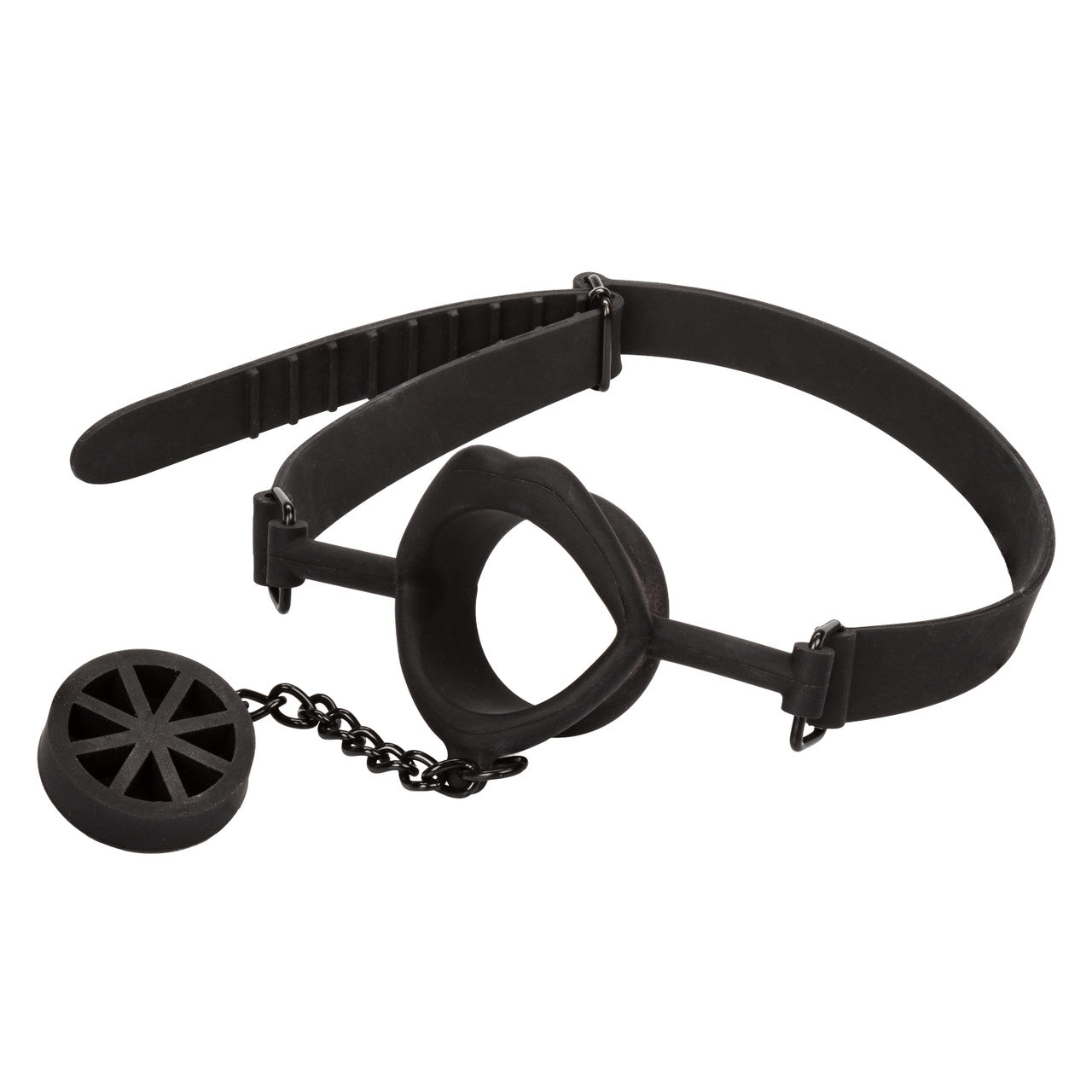 CalExotics Scandal Silicone Stopper Gag - Black - Thorn & Feather