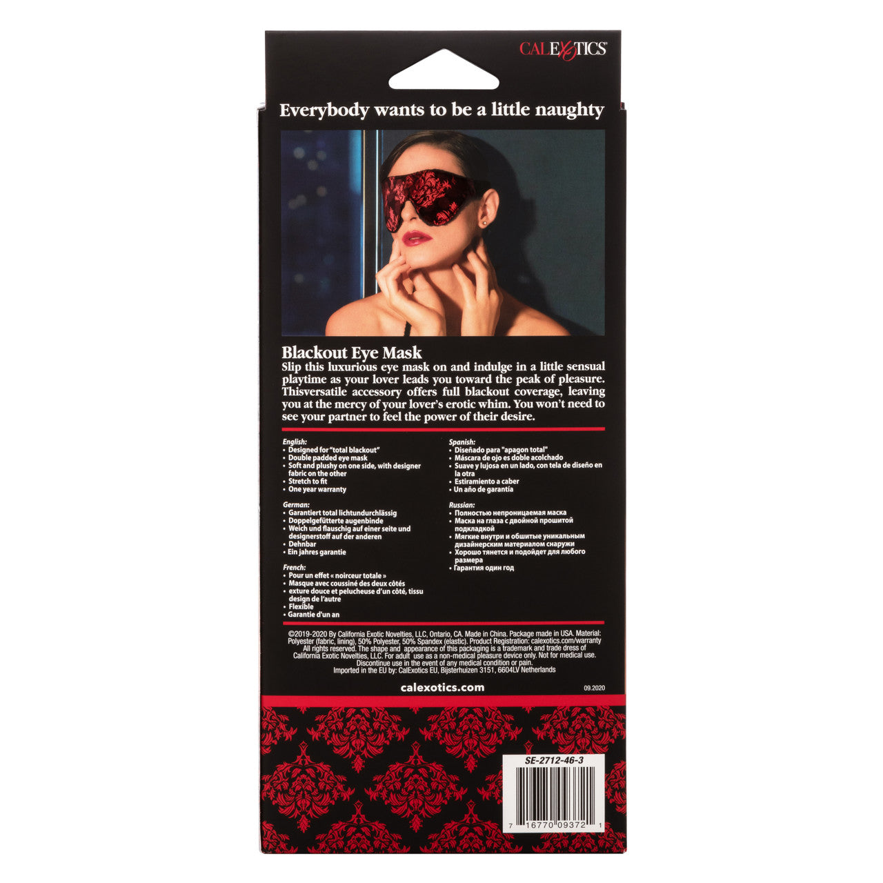 Scandal Blackout Eye Mask - Thorn & Feather