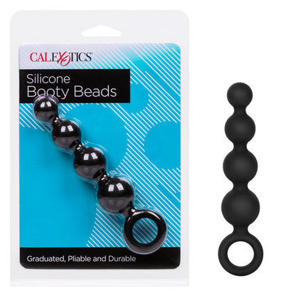 Silicone Booty Beads - Black - Thorn & Feather