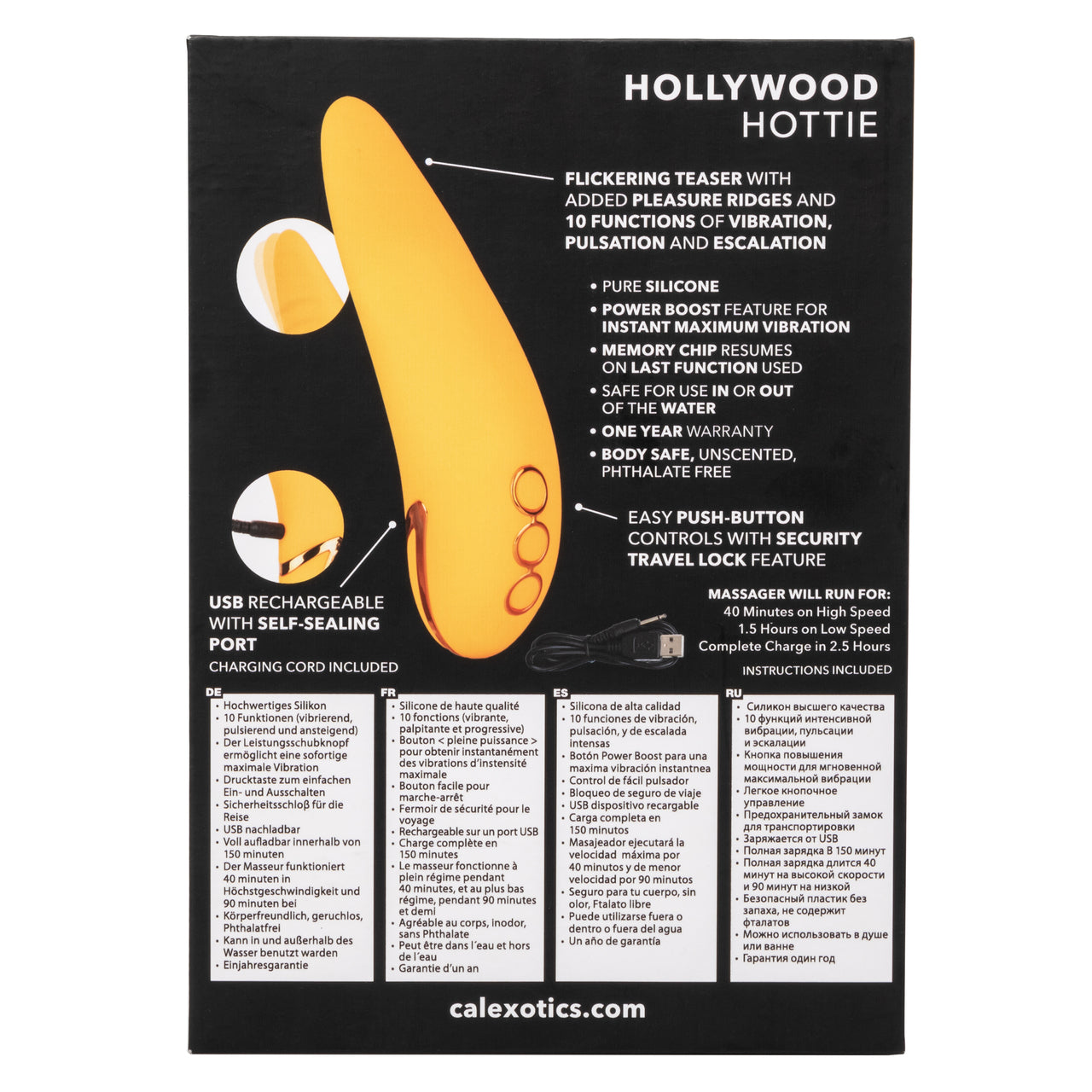California Dreaming Hollywood Hottie Massager - Thorn & Feather