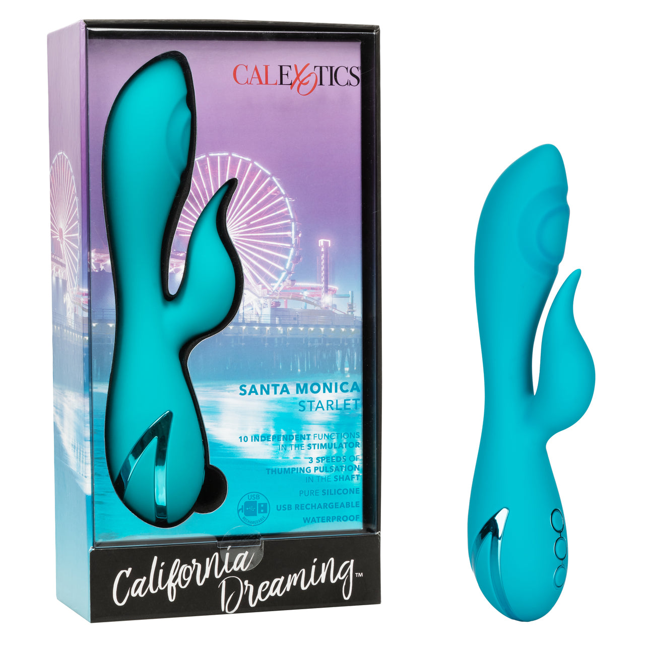 California Dreaming Santa Monica Starlet Rabbit Vibrator - Thorn & Feather