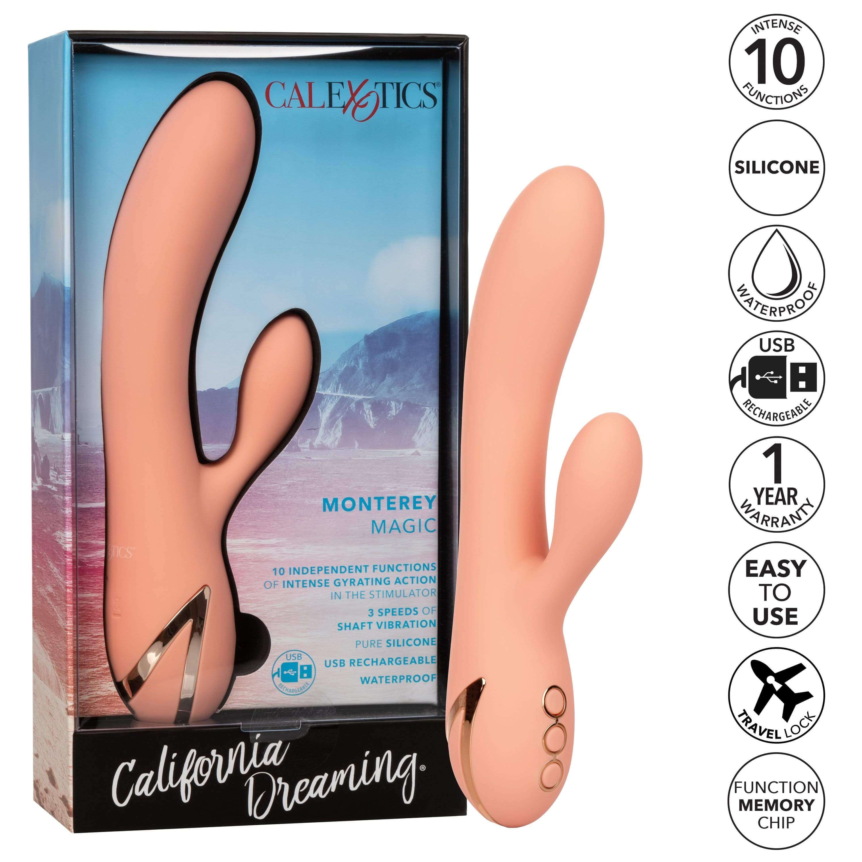 California Dreaming Monterey Magic Rabbit Vibrator - Thorn & Feather