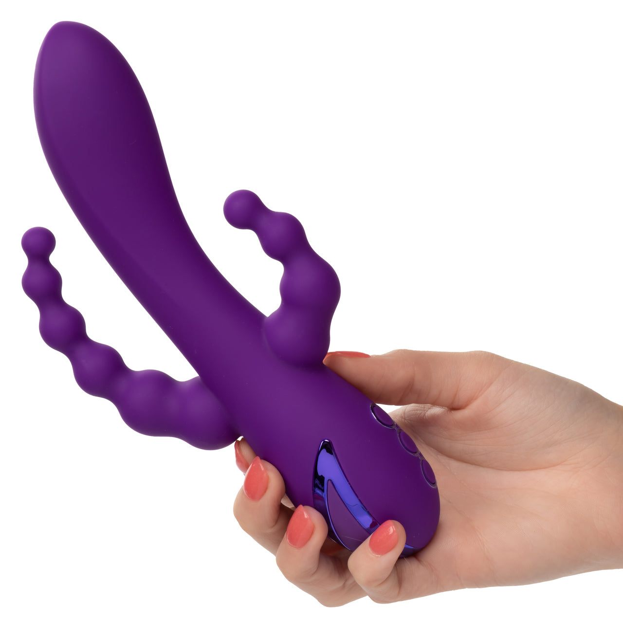 California Dreaming Long Beach Bootylicious Dual Penetrating Vibrator - Thorn & Feather