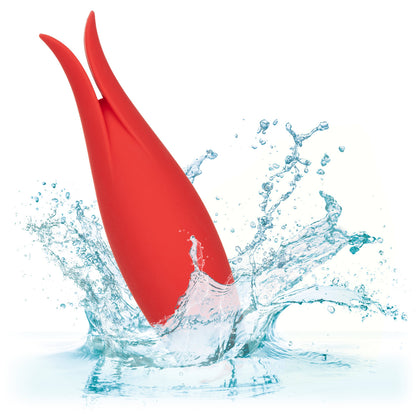 Red Hot Fury Silicone Rechargeable Clitoral Vibrator - Thorn & Feather
