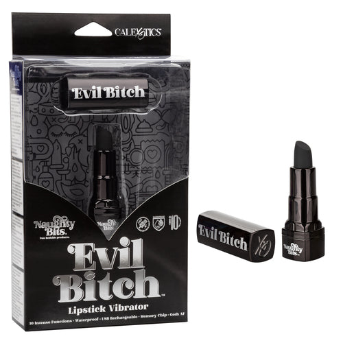 Naughty Bits Evil Bitch Lipstick Vibrator - Thorn & Feather