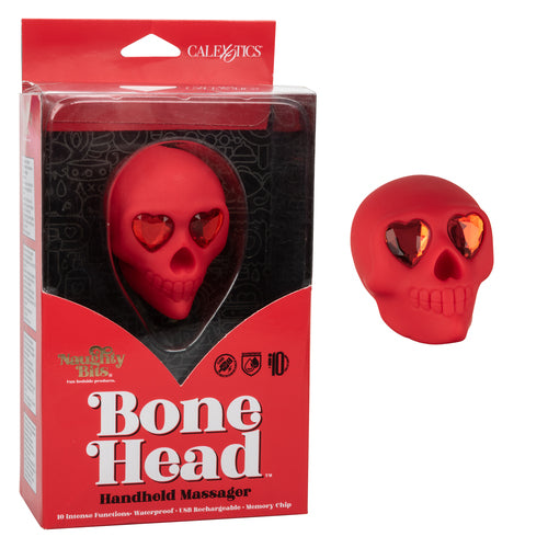 Naughty Bits Bone Head Handheld Massager - Thorn & Feather